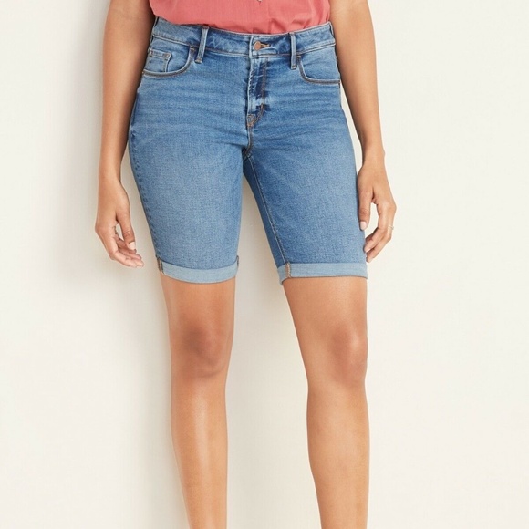 Old navy bermuda denim shorts Clearance
